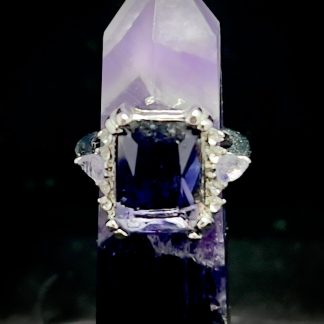 Silvery Amethyst Ring