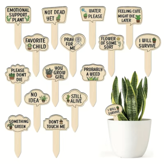 Plant Signs - Random Assortment of 3