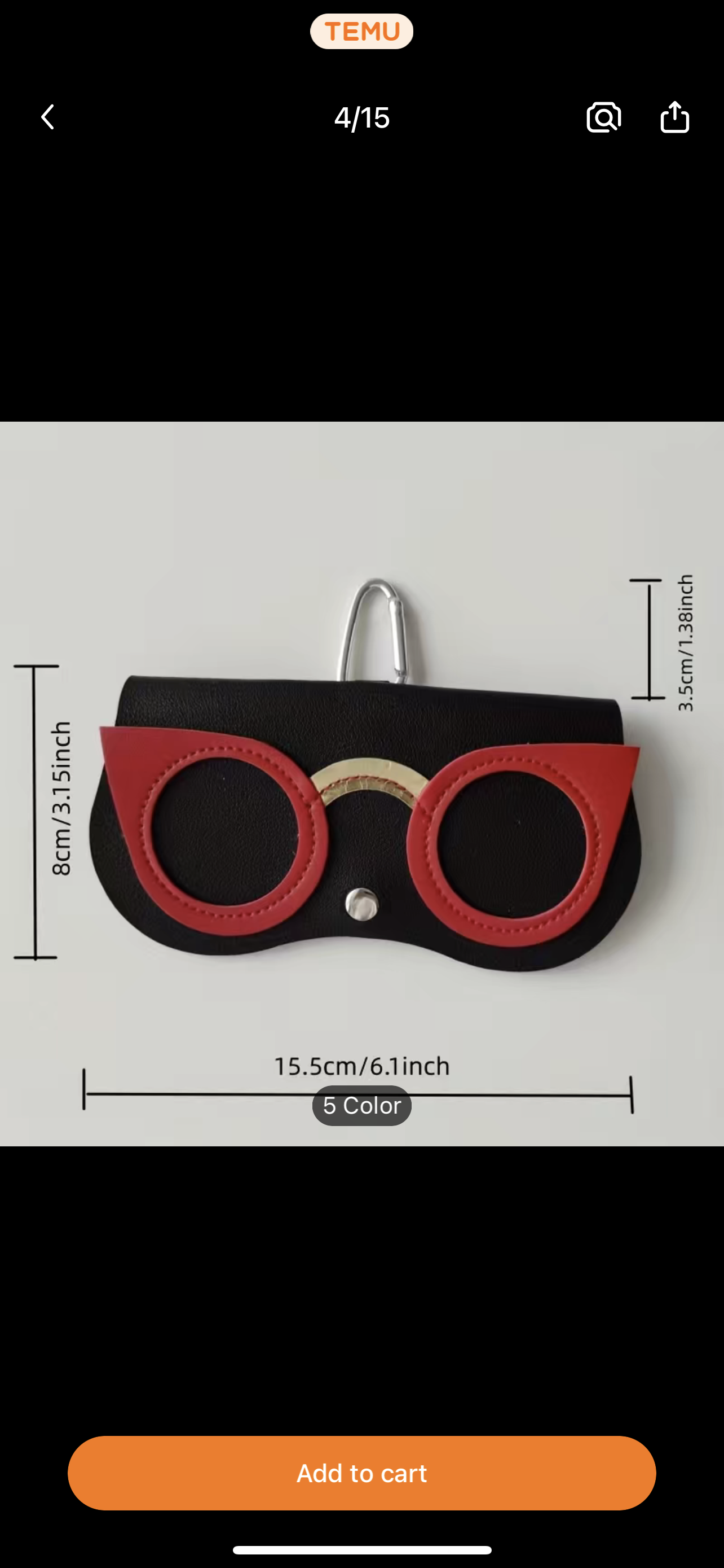 Cute Owl Glasses Holder Purse Clip - Image 4