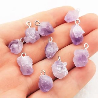 Raw Amethyst Necklace