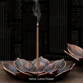 Brass Lotus Incense Holder