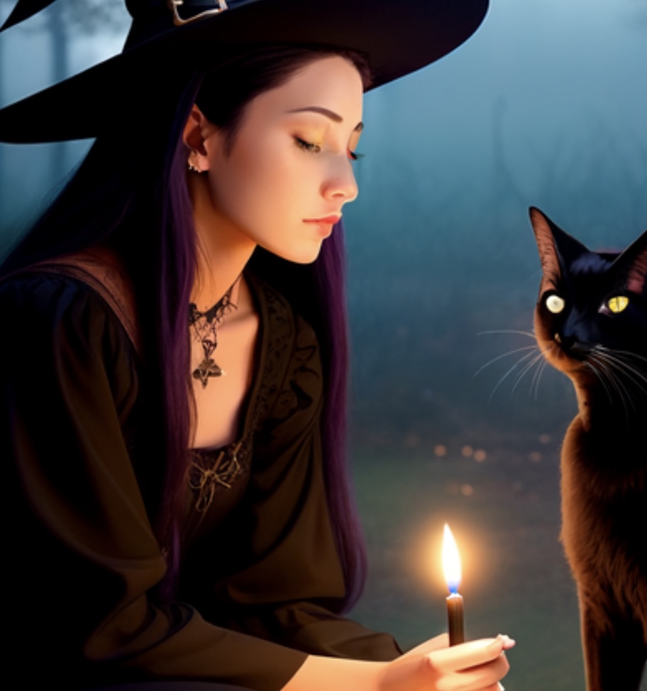 A vibrant image depicting colorful flowers, eggs, and symbols of spring arranged on an altar, representing the joy and magic of Ostara celebrations.